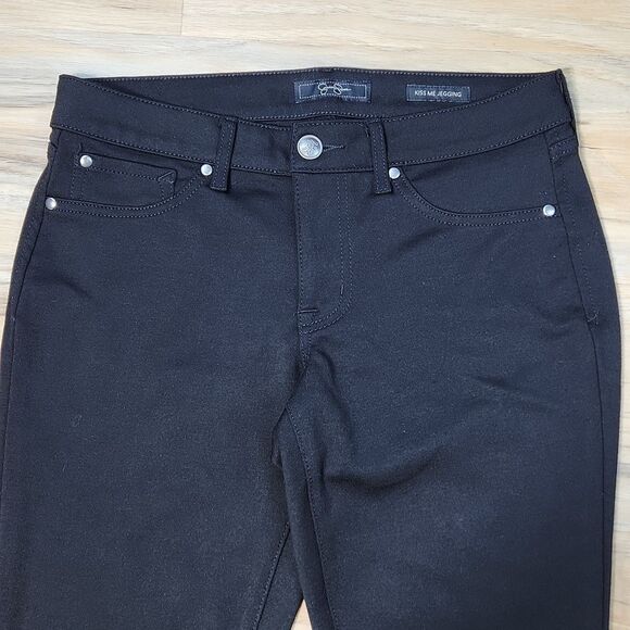 ☔️💜Jessica Simpson Black Kiss Me Jegging Pants Size 29 - Picture 7 of 11